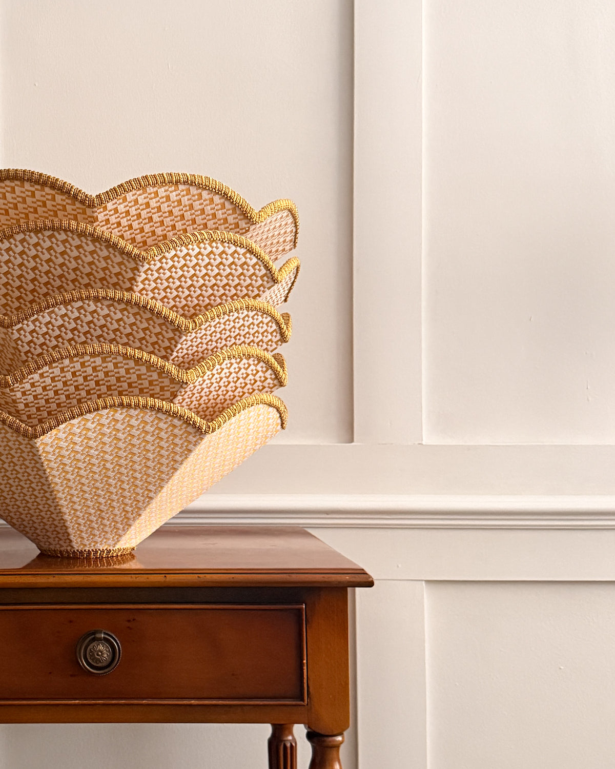 Parasol Lampshade in Metro Sunrise - Vero Fabrics x Beauvamp