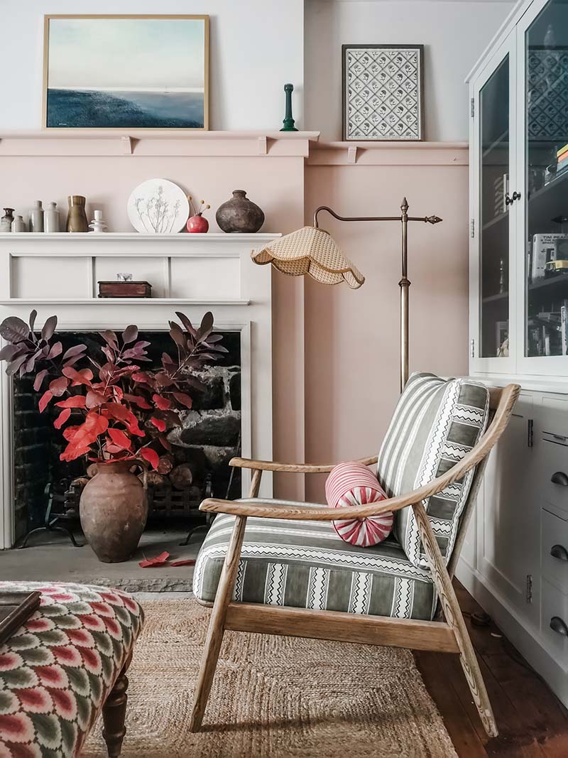Parasol Lampshade in Metro Sunrise - Vero Fabrics x Beauvamp