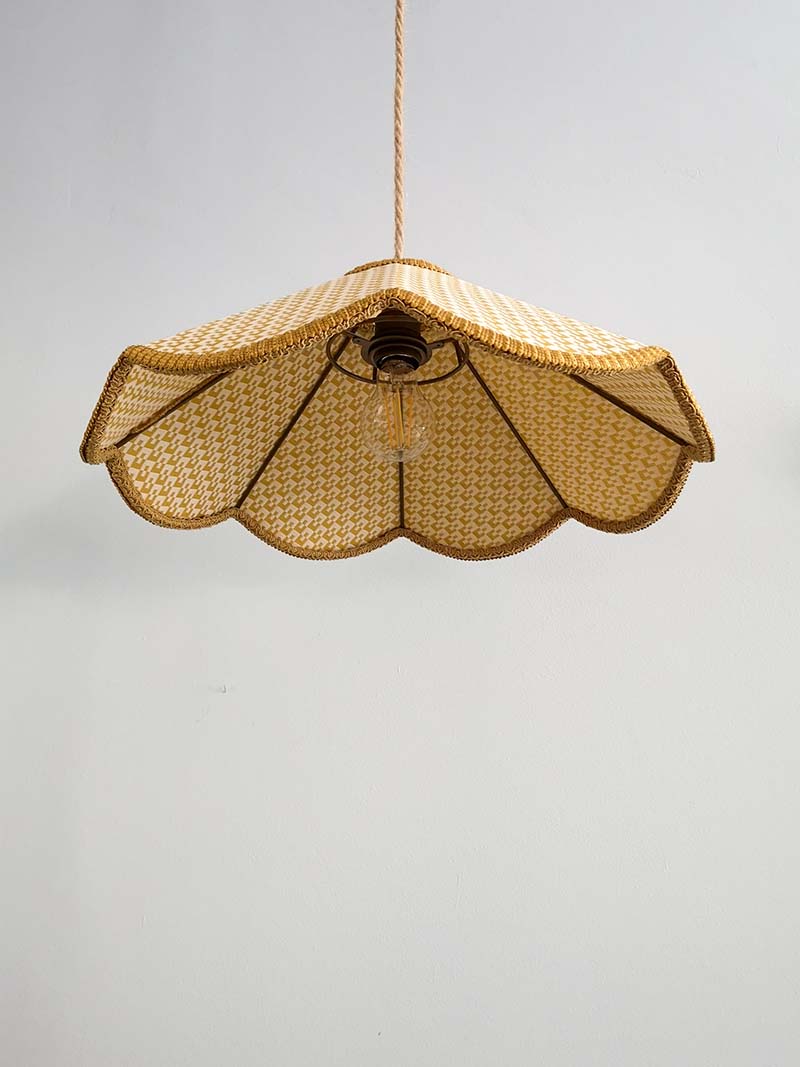 Parasol Lampshade in Metro Sunrise - Vero Fabrics x Beauvamp